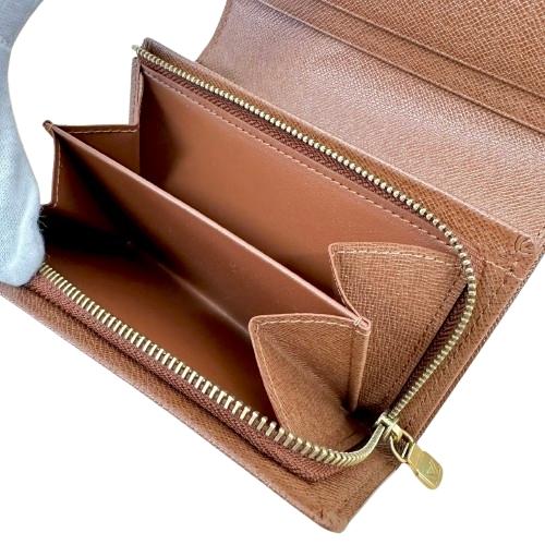 Louis Vuitton ルイヴィトン モノグラム ポルトモネ・ビエ トレゾール 二つ折り財布 レザー 