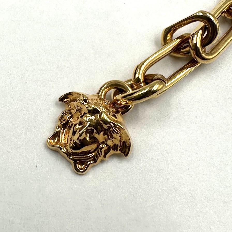 VERSACE ヴェルサーチ Vカット ブレス ゴールド