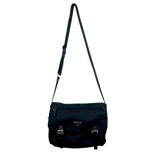 PRADA プラダ メッセンジャーバッグ BT6671 ナイロン ショルダーバッグ ブラック ユニセックス
