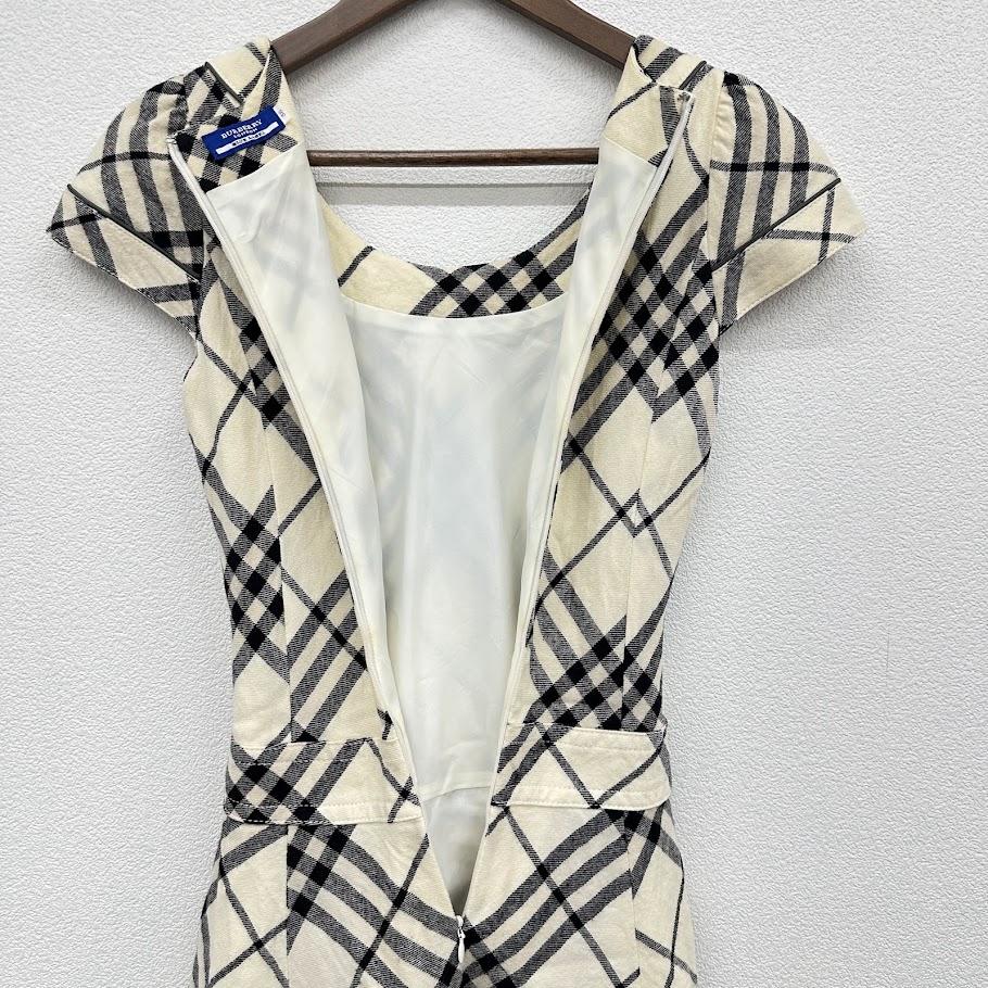 BURBERRY BLUE LABEL 半袖 チェック ワンピース