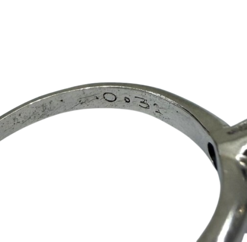 Pt900 ダイヤモンド0.31ct リング