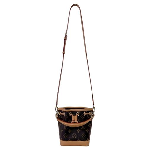 Louis Vuitton ルイヴィトン モノグラム ナノノエ M81266 ミニショルダーバッグ レザー レディース